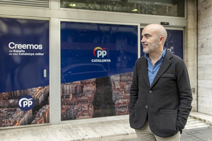 Archivo - El líder del PP a Barcelona, Daniel Sirera