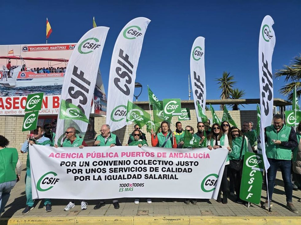 Concentración del CSIF en Isla Cristina.