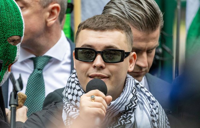 Archivo - Arquivo - Um dos membros do grupo de rap Kneecap, Liam Óg Ó hAnnaidh, cujo nome artístico é Mo Chara.