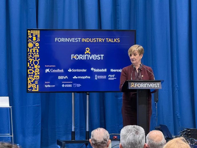 La consellera de Innovación, Industria, Comercio y Turismo, Marián Cano, en Forinvest