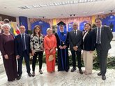 Foto: El rector de la Universidad de Granada, Pedro Mercado, doctor honoris causa por la Universidad de Panamá
