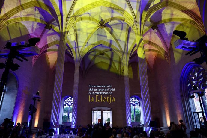 Acto de conmemoración del sexto centenario de la construcción de la Lonja de Palma