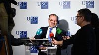 Antonio López, rector saliente de la USC, destaca el "apoyo muy sólido" alcanzado por Rosa Crujeiras, nueva rectora