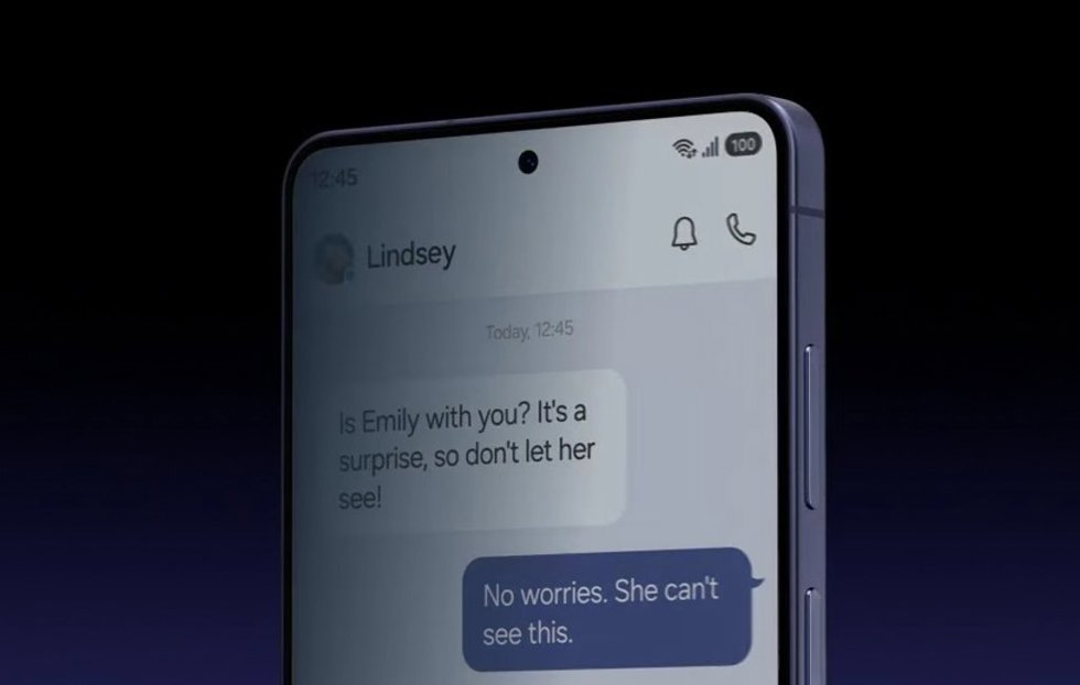 Pantalla de privacidad de Galaxy S26 Ultra