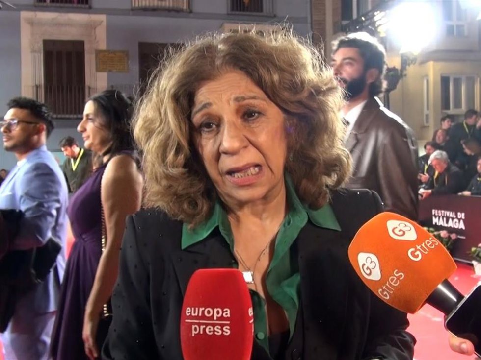 Lolita ha visitado el Festival de Cine de Málaga para presentar su nueva película, 'Mallorca confidencial'