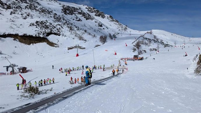 Estación invernal de Valle Laciana-Leitariegos, dependiente de la Diputación de León.
