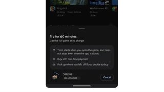 Prueba gratuita de videojuegos en Play Store