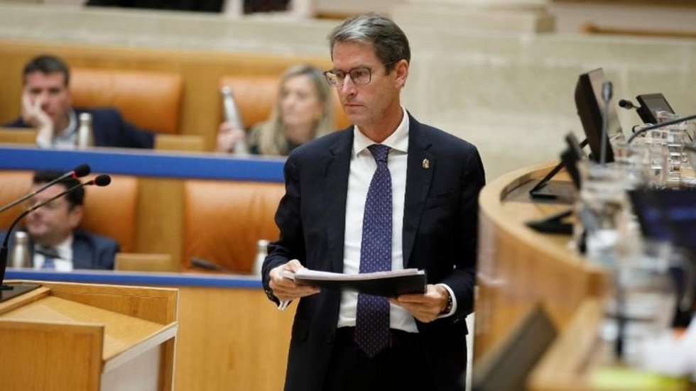 Archivo - El presidente del Gobierno riojano, Gonzalo Capellán