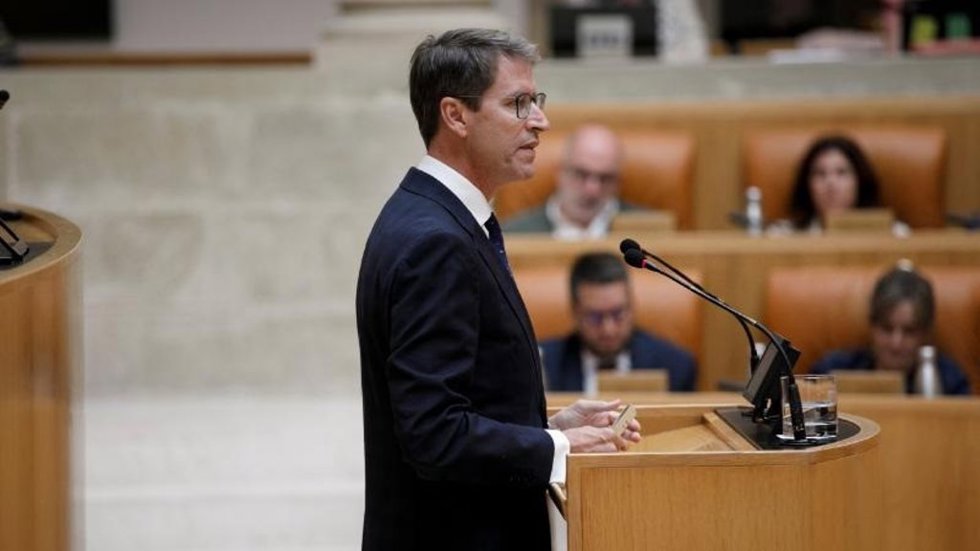 Archivo - El presidente del Gobierno riojano, Gonzalo Capellán