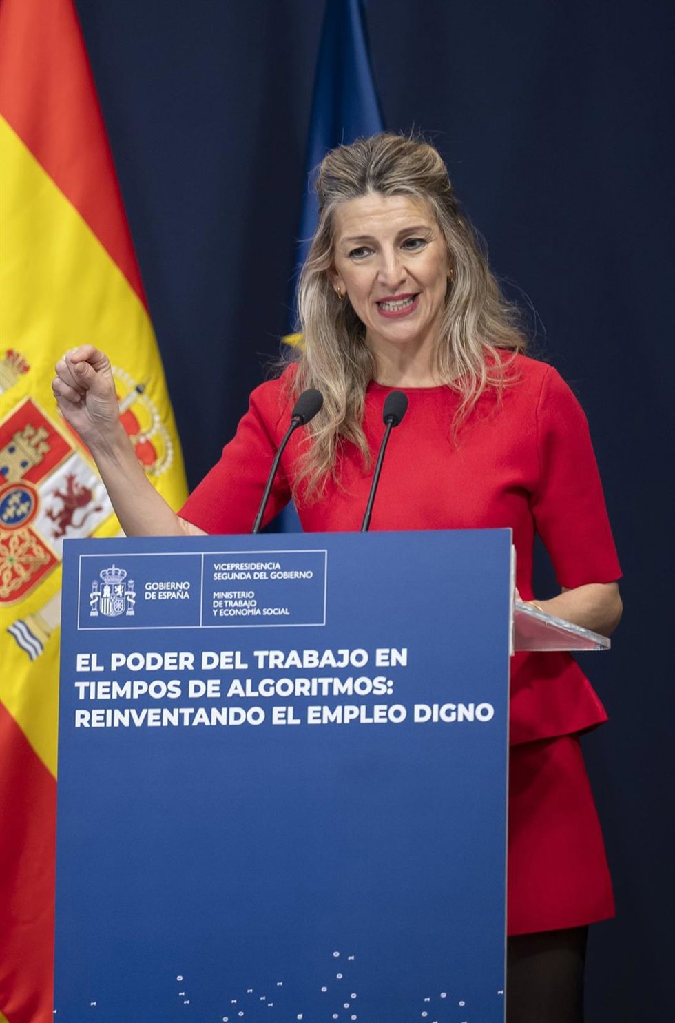 La vicepresidenta segunda del Gobierno y ministra de Trabajo y Economía Social, Yolanda Díaz, en una imagen de archivo