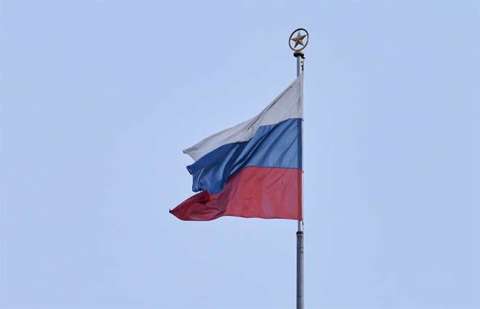 Archivo - Arquivo - Bandeira da Rússia em uma imagem de arquivo.