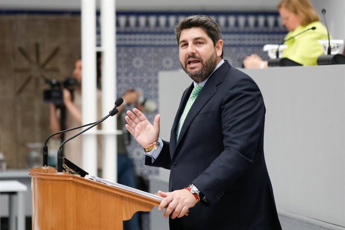 Archivo - El presidente de la Región de Murcia, Fernando López Miras, en una foto de archivo