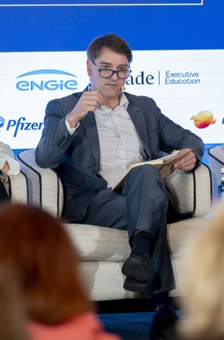 El secretario general del Departamento de Asuntos Económicos y G20 en Gabinete de la Presidencia del Gobierno, Manuel de la Rocha, durante un desayuno informativo ‘Generación de Oportunidades’, en el Hotel Rosewood Villa Magna, a 12 de marzo de 2026, en 