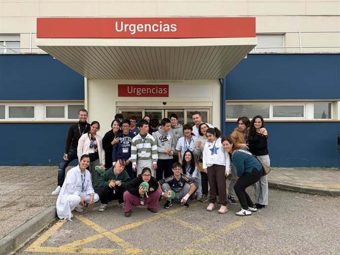 Alumnos del Colegio de Educación Especial Gil Gayarre