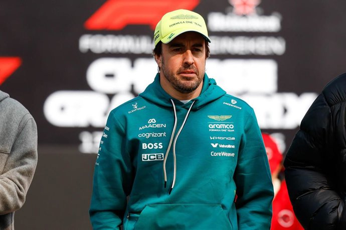 El piloto español Fernando Alonso (Aston Martin), en el GP de China 2026.