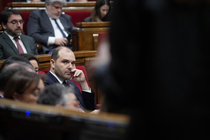 Archivo - El conseller de Presidència de la Generalitat, Albert Dalmau