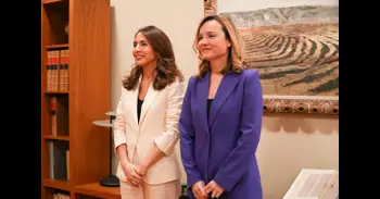 Alegría anuncia el voto del PSOE en contra de la investidura de Jorge Azcón tras reunirse con Navarro