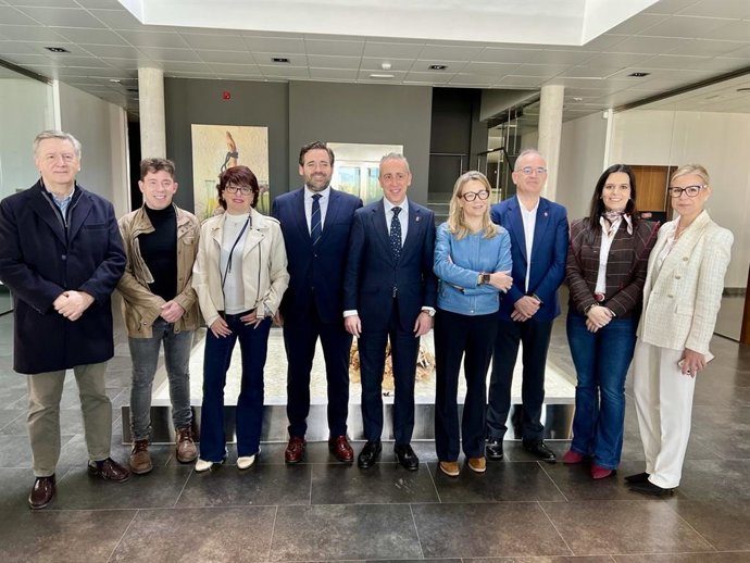 Visita a las instalaciones de Jamones Arroyo en Puertollano.