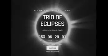 La web oficial del Trío de Eclipses ofrece información para planificar desplazamientos o descubrir destinos destacados