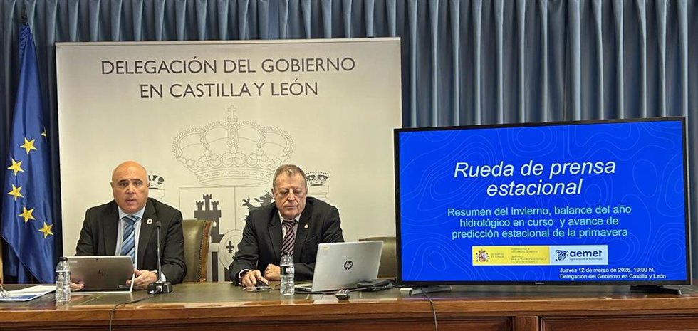 Rueda de prensa de la Aemet de balance del invierno meteorológico.