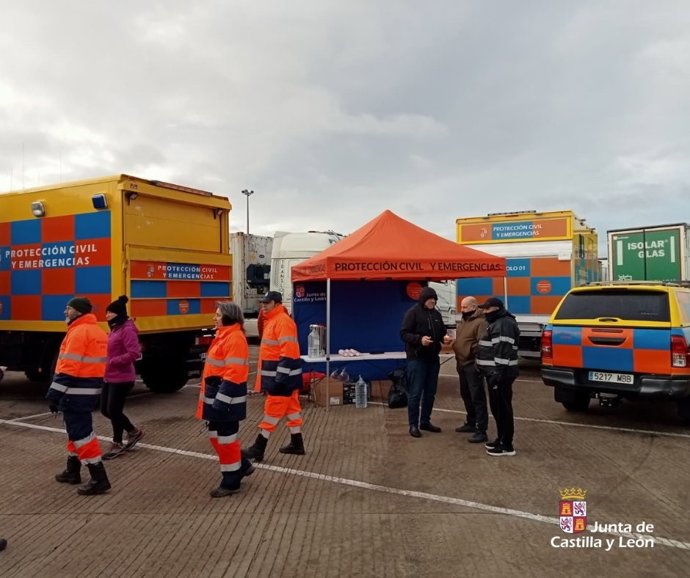 Archivo - Miembros de la UALE, en Astorga.