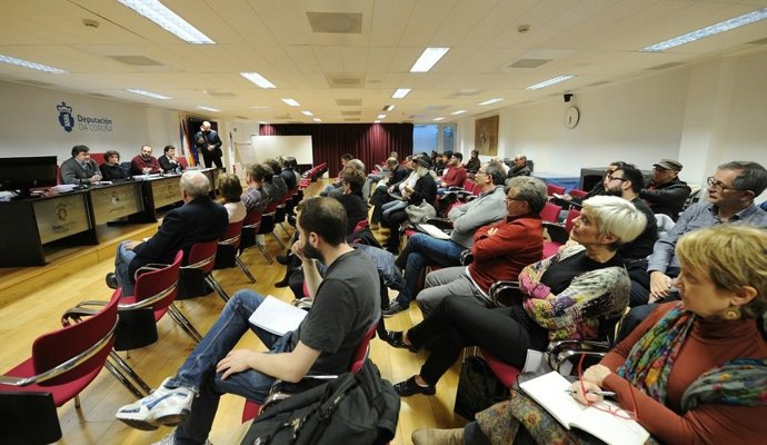 Archivo - Reunión en la Diputación de A Coruña sobre el Pazo de Meirás