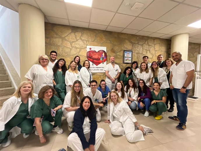 Equipo del servicio de Nefrología del Hospital de Jaén.