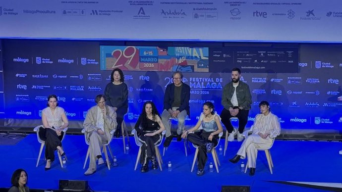 Rueda de prensa de 'La buena hija' en el Festival de Málaga