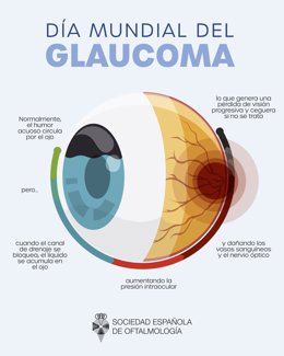 Imagen del cartel del Día Mundial del Glaucoma.