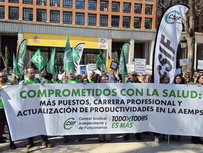 CSIF cree que la AEMPS no cumplirá objetivos en 2026 por poca financiación y fuga profesional, que puede llegar "al 15%"