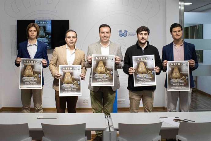 Presentación en la Diputación de Huelva del festival taurino a beneficio de ‘El Traje de Huelva’ para la Virgen del Rocío en Niebla.