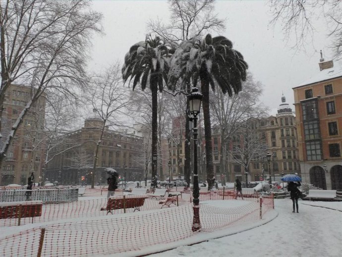 Archivo - Nieve en Euskadi