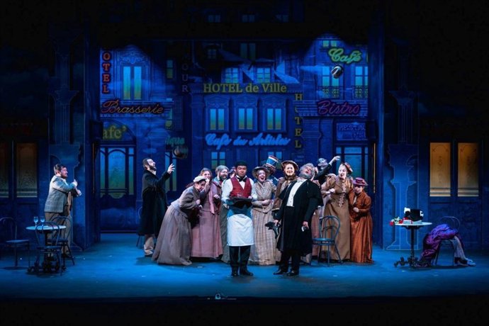 Representación de La Bohéme en el Auditorio Riberas del Guadaíra (Sevilla)