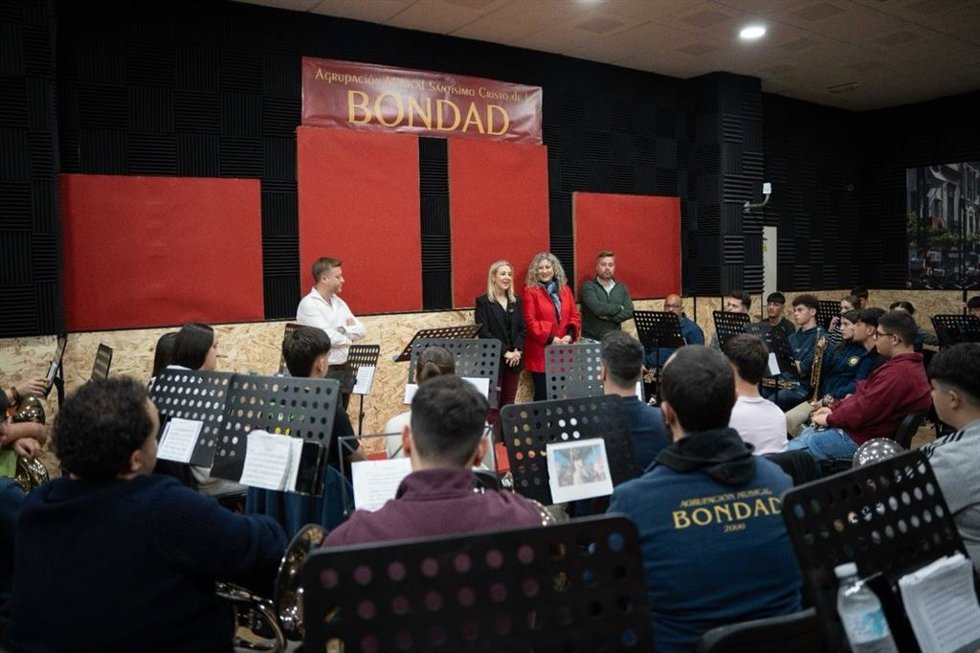 Inauguración de la nueva sede de la Agrupación Musical del Cristo de la Bondad en Alcalá de Guadaíra (Sevilla)