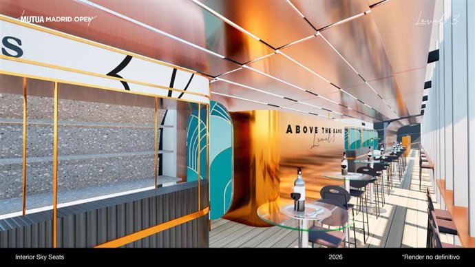 El Mutua Madrid Open eleva su oferta de hospitalidad con el lanzamiento de los renovados Sky Seats.