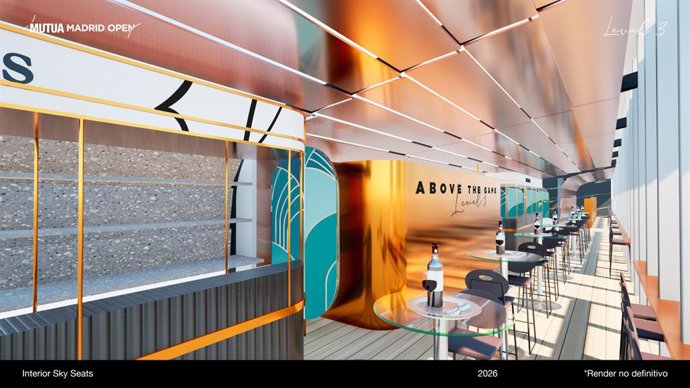 El Mutua Madrid Open eleva su oferta de hospitalidad con el lanzamiento de los renovados Sky Seats.