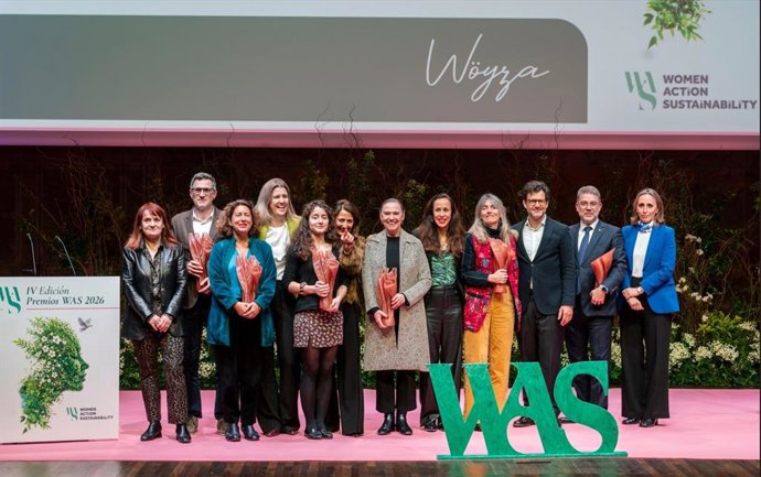 Galardonados en la ceremonia de entrega de la IV edición de los premios de WAS