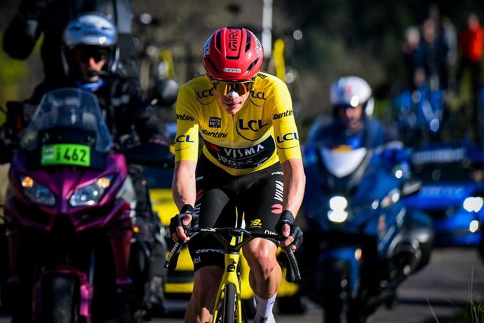 El danés Jonas Vingegaard (Team Visma|Lease a Bike), durante la quinta etapa de la París-Niza.