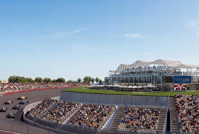 La Azotea, la nueva estructura de tres plantas de 'Match Hospitality' para el circuito Madring.