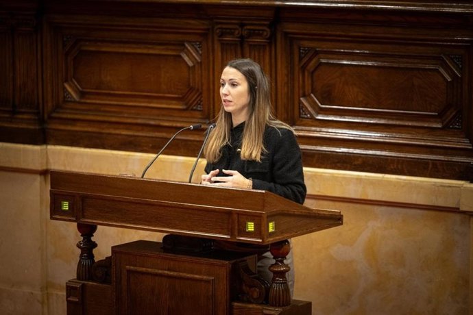 Archivo - La diputada de Junts y portavoz del grupo en la comisión de Investigación y Universidades, Judith Toronjo