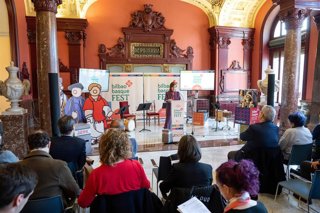 La concejala de Desarrollo Económico, Comercio, Turismo y Empleo, Kontxi Klaver, presenta el Bilbao basque FEST