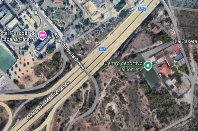 Imagen del punto del suceso