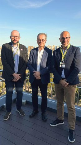Representantes de Divertia en el Festival de Málaga