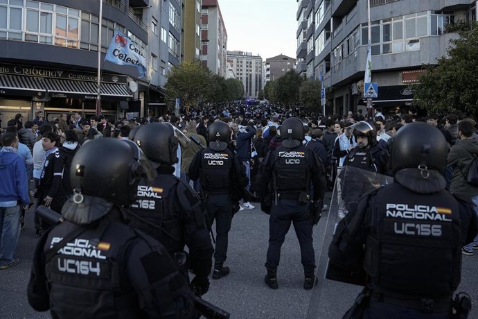 Imagen de la entrada al estadio de Balaídos.