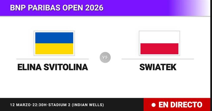 Elina Svitolina - Iga Swiatek: resumen y estadísticas del partido de Cuartos de final de BNP Paribas Open