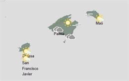 El tiempo hoy, viernes 13 de marzo, en Baleares.