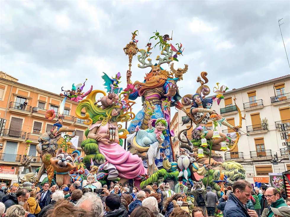 Imagen de las Fallas de Valencia