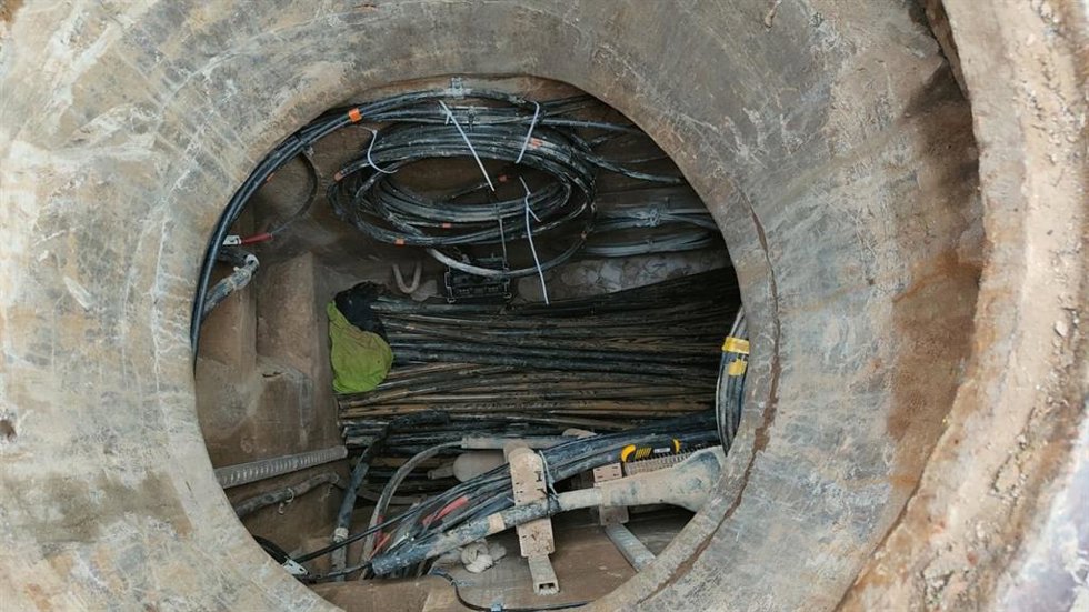 Cable de alcantarilla