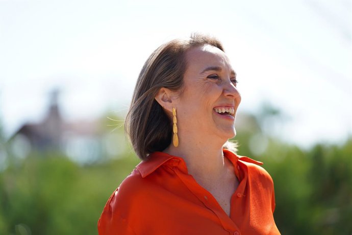 Archivo - Arquivo - A secretária-geral do Partido Popular e porta-voz do Grupo Popular no Congresso, Cuca Gamarra, à chegada à reunião do conselho de direção do PP, em 13 de abril de 2023, em Laguardia, Álava, País Basco (Espanha). Durante a reunião, 