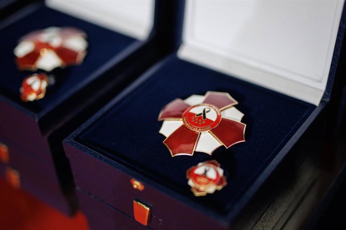 Archivo - La Gran Cruz de la Comunidad de Madrid para víctimas del terrorismo, en la Real Casa de Correos, a 27 de febrero de 2023, en Madrid (España).